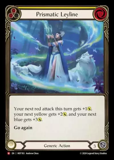 Prismatic Leyline YELLOW MST193 - Part the Mistveil - Flesh and blood card