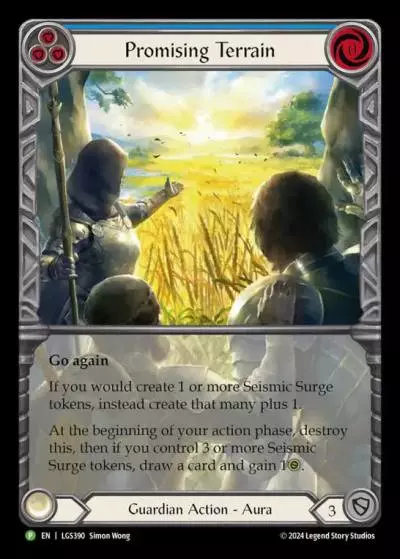 Promising Terrain BLUE LGS390-RF - ProQuest - Season 7 - Flesh and blood card