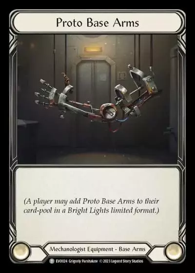 Proto Base Arms EVO024 - Bright Lights - Flesh and blood card