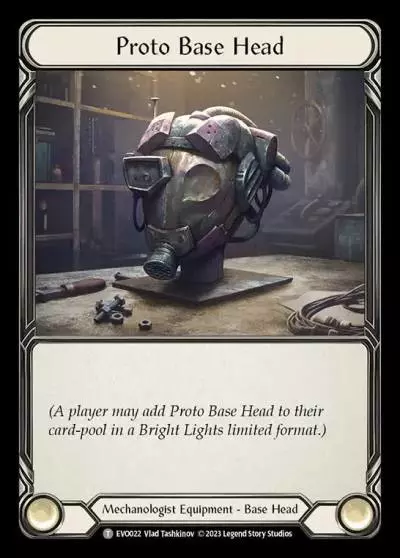 Proto Base Head EVO022 - Bright Lights - Flesh and blood card