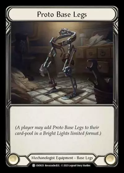 Proto Base Legs EVO025 - Bright Lights - Flesh and blood card