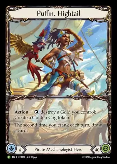 Puffin, Hightail HER137-RF - Calling - High Seas - Flesh and blood card