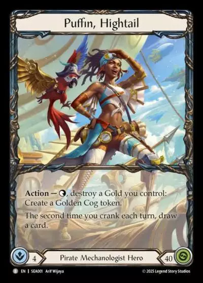 Puffin, Hightail SEA001 - High Seas - Flesh and blood card