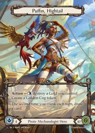 Puffin, Hightail SEA001-MV - High Seas - Flesh and blood card