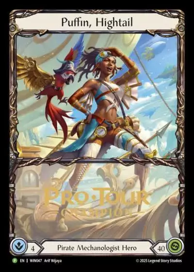 Puffin, Hightail WIN047-CF - Pro Tour Champion Cards - High Seas - Flesh and blood card