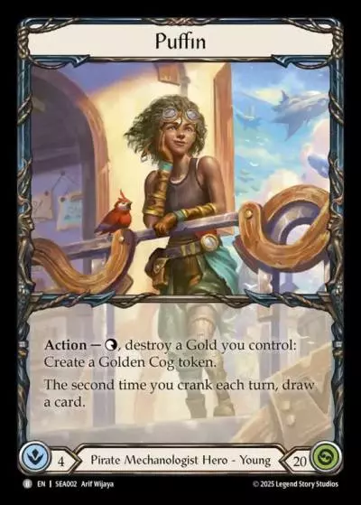 Puffin SEA002 - High Seas - Flesh and blood card