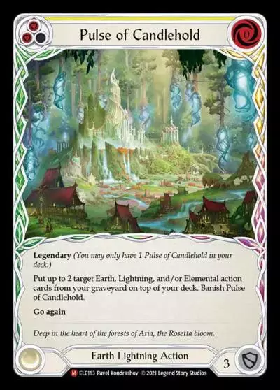 Pulse of Candlehold YELLOW ELE113 - Tales of Aria - Flesh and blood card