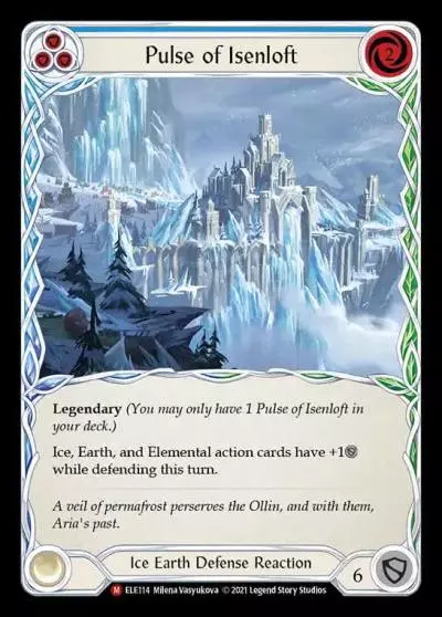 Pulse of Isenloft BLUE ELE114 - Tales of Aria - Flesh and blood card
