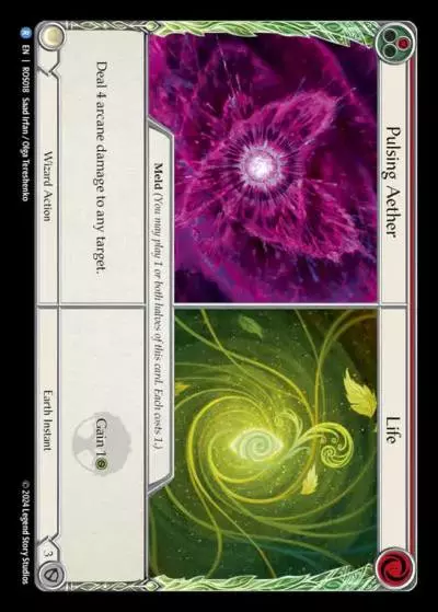 Pulsing Aether||Life RED ROS018 - Rosetta - Flesh and blood card