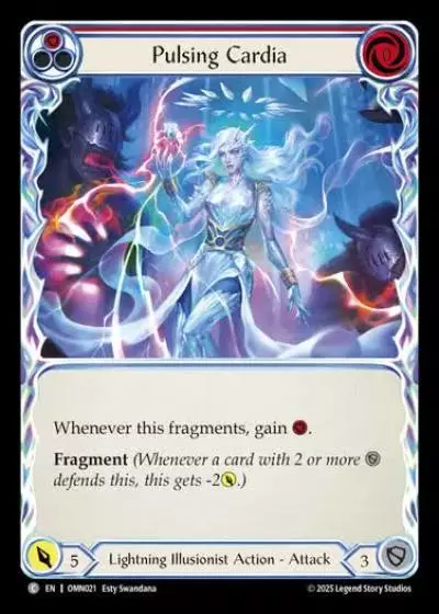 Pulsing Cardia OMN021 - Omens of the Third Age - Flesh and blood card
