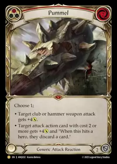 Pummel ANQ032 - Compendium of Rathe - Antiquity Pack - Flesh and blood card
