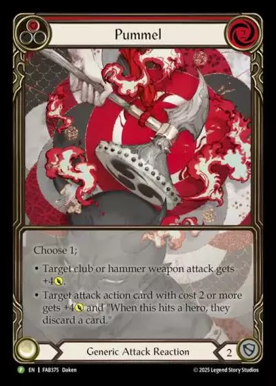 Pummel RED FAB375-RF - Calling - Super Slam - Flesh and blood card