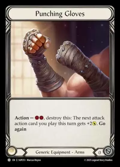 Punching Gloves SUP213 - Super Slam - Flesh and blood card