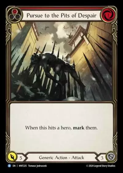 Pursue to the Pits of Despair RED HNT225 - The Hunted - Flesh and blood card