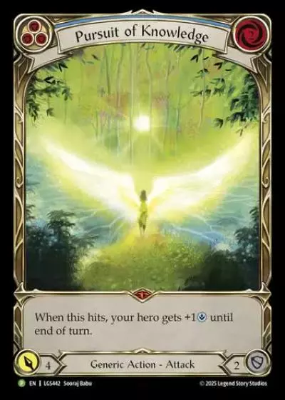 Pursuit of Knowledge LGS442-CF - Release Celebration - Compendium of Rathe - Flesh and blood card