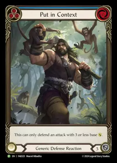 Put in Context BLUE FAB325-RF - Conventions - The Hunted - Flesh and blood card