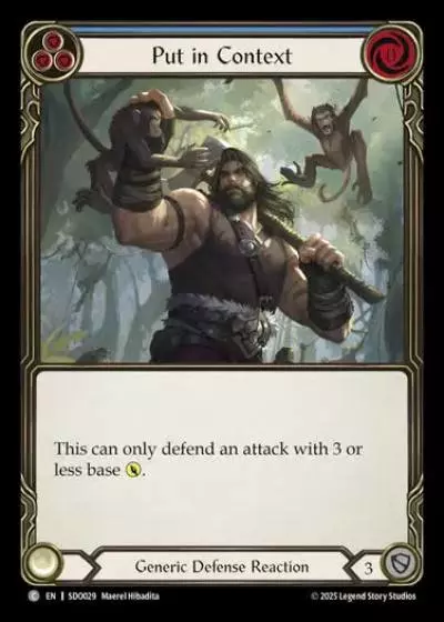 Put in Context SDO029 - Silver Age Chapter 2 - Dorinthea - Flesh and blood card