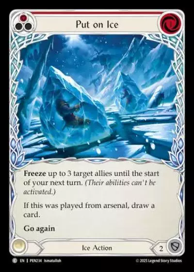 Put on Ice PEN234 - Compendium of Rathe - Flesh and blood card