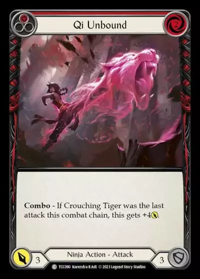 Qi Unleashed RED TCC090 - Round the Table: TCC x LSS - Flesh and blood card
