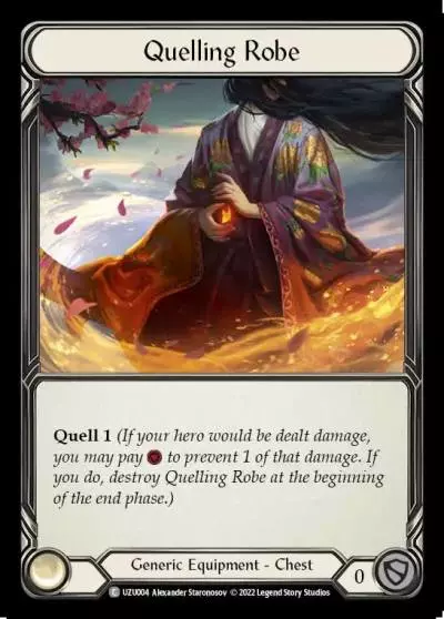 Quelling Robe UZU004 - Uzuri - Blitz Deck - Flesh and blood card