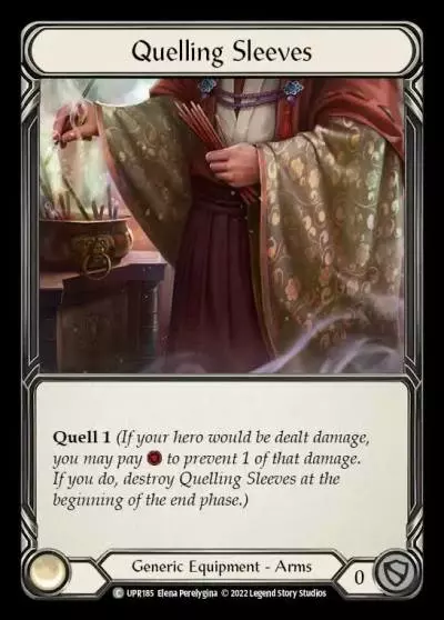 Quelling Sleeves UPR185 - Uprising - Flesh and blood card