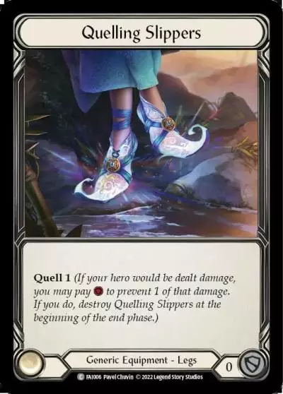 Quelling Slippers FAI006 - Fai - Blitz Deck - Flesh and blood card