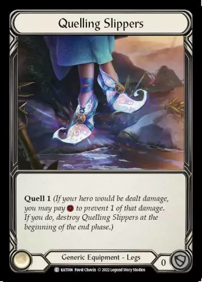 Quelling Slippers KAT006 - Katsu - Blitz Deck - Flesh and blood card