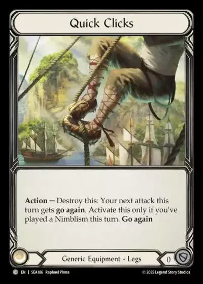 Quick Clicks SEA186 - High Seas - Flesh and blood card