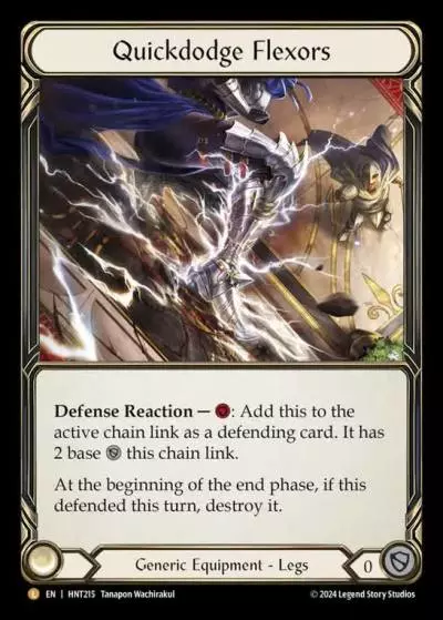 Quickdodge Flexors HNT215-RF - The Hunted - Flesh and blood card