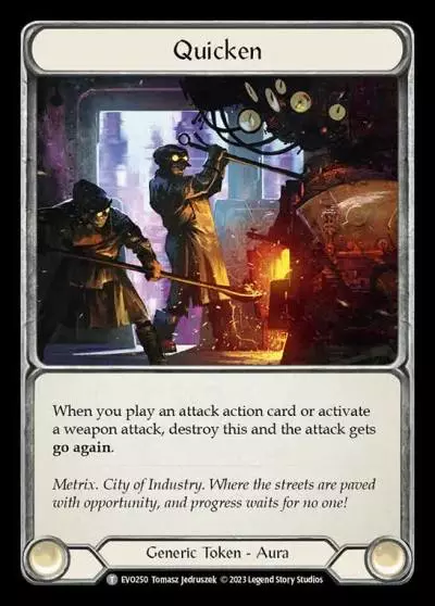 Quicken EVO250 - Bright Lights - Flesh and blood card