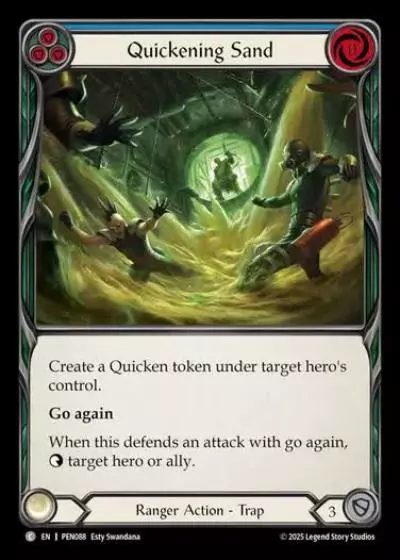 Quickening Sand PEN088 - Compendium of Rathe - Flesh and blood card