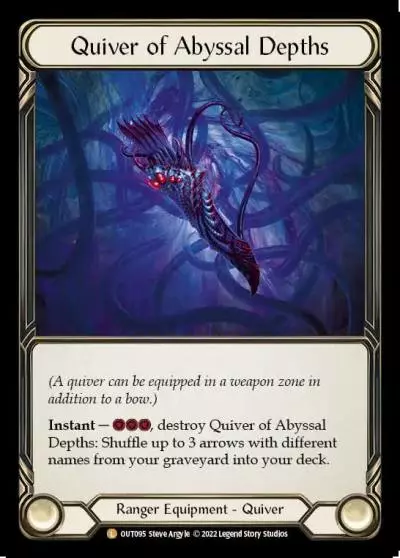 Quiver of Abyssal Depths OUT095-RF - Outsiders - Flesh and blood card