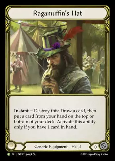 Ragamuffin's Hat FAB187-GF - Road to Nationals - 2024 - Flesh and blood card