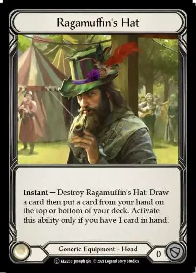 Ragamuffin's Hat U-ELE233-RF - Tales of Aria - Unlimited - Flesh and blood card