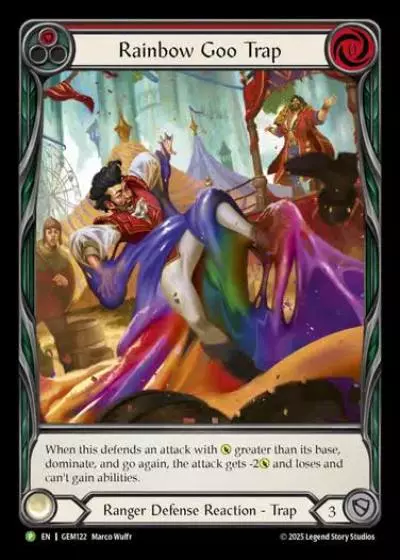 Rainbow Goo Trap GEM122 - GEM - Pack 4 - Flesh and blood card