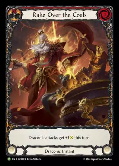 Rake Over the Coals RED GEM019 - GEM - Pack 1 - Flesh and blood card
