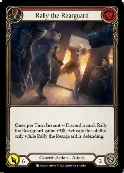 Rally the Rearguard RED LEV028 - Levia - Blitz Deck - Flesh and blood card