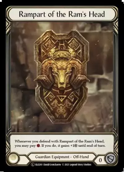 Rampart of the Ram's Head U-ELE203-RF - Tales of Aria - Unlimited - Flesh and blood card