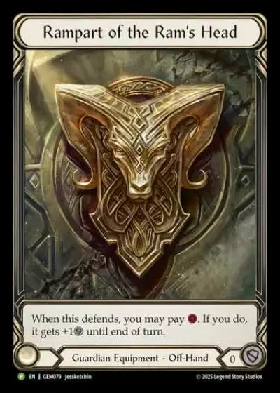 Rampart of the Rams Head GEM079-RF - GEM - Pack 3 - Flesh and blood card