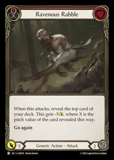 Ravenous Rabble SAZ019 - Silver Age Chapter 2 - Azalea - Flesh and blood card