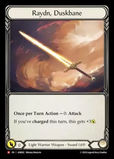Raydn, Duskbane ASB002 - Armory Deck - Ser Boltyn, Breaker of Dawn - Flesh and blood card