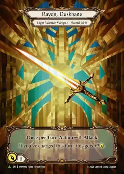 Raydn, Duskbane CON006-MV - Conventions - Faith and Torment - Flesh and blood card