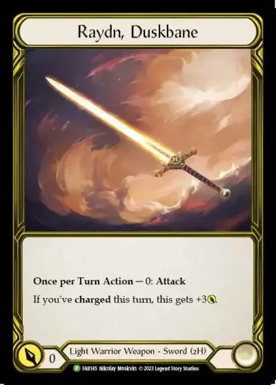 Raydn, Duskbane FAB145-GF - ProQuest - Season 4 - Flesh and blood card