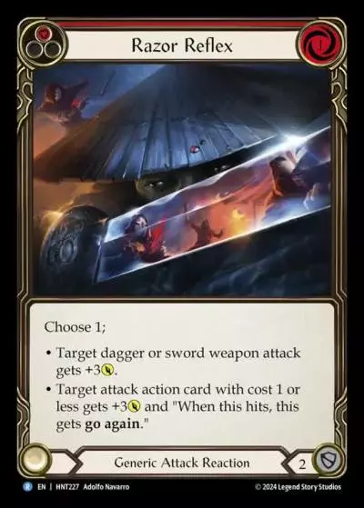 Razor Reflex RED HNT227 - The Hunted - Flesh and blood card