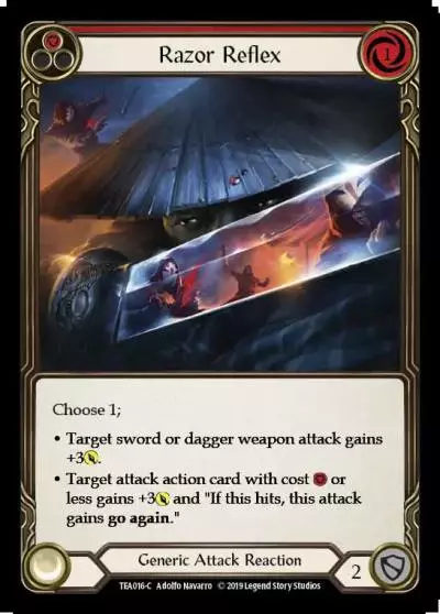 Razor Reflex RED TEA016 - Dorinthea Ironsong - Hero Deck - Flesh and blood card