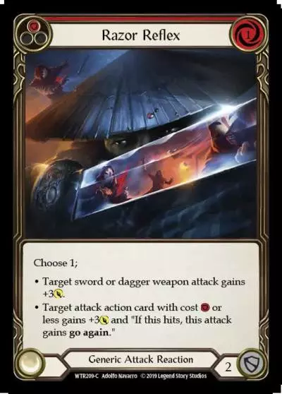 Razor Reflex RED WTR209 - Welcome to Rathe - Flesh and blood card
