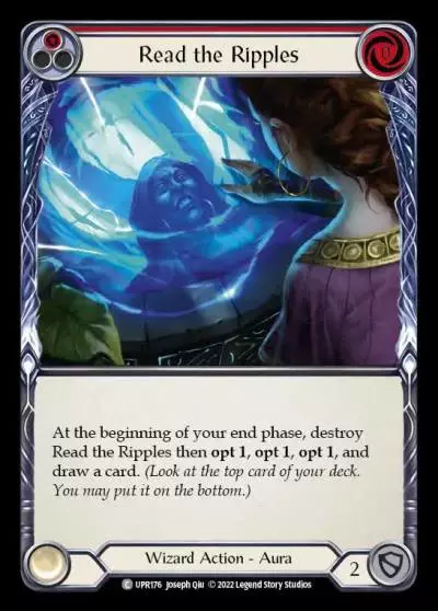 Read the Ripples RED UPR176 - Uprising - Flesh and blood card