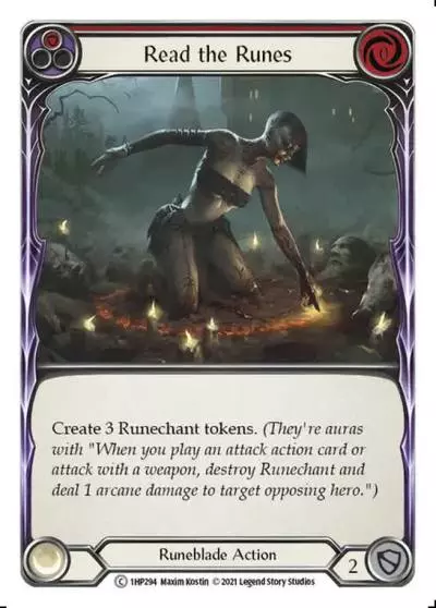 Read the Runes RED 1HP294 - History Pack 1 - Flesh and blood card