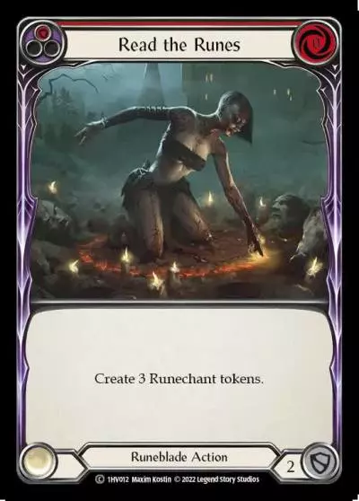 Read the Runes RED 1HV012 - Viserai - Blitz Deck - Flesh and blood card