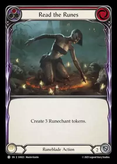 Read the Runes SVI023 - Silver Age Chapter 1 - Viserai - Flesh and blood card